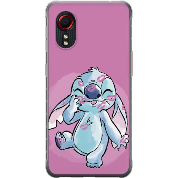 Samsung Galaxy Xcover 5 Genomskinligt Skal Stitch Puss