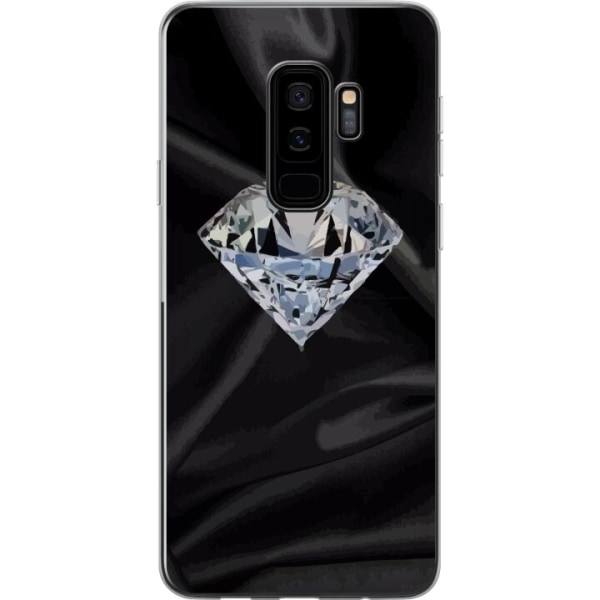Samsung Galaxy S9+ Läpinäkyvä kuori Silkkidiamantti
