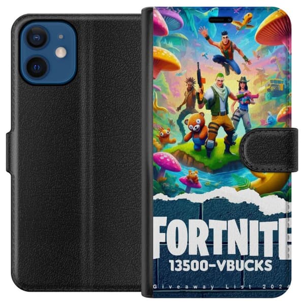Kompatibelt Plånboksfodral till Apple iPhone 12 Fortnite