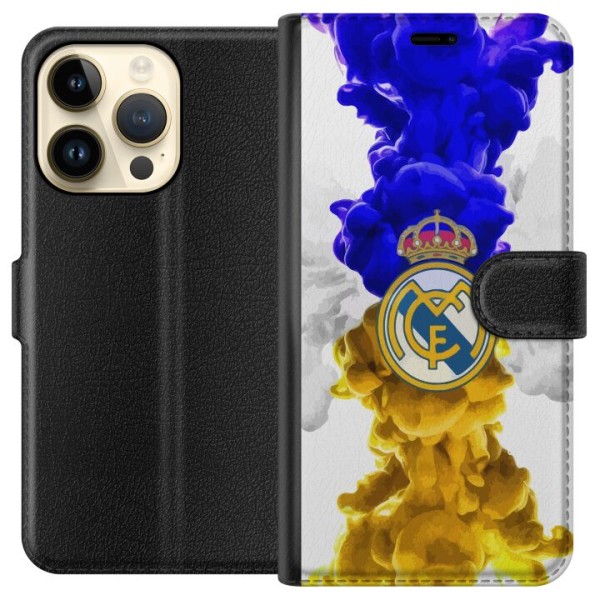 Apple iPhone 14 Pro Lompakkokotelo Real Madrid Värit
