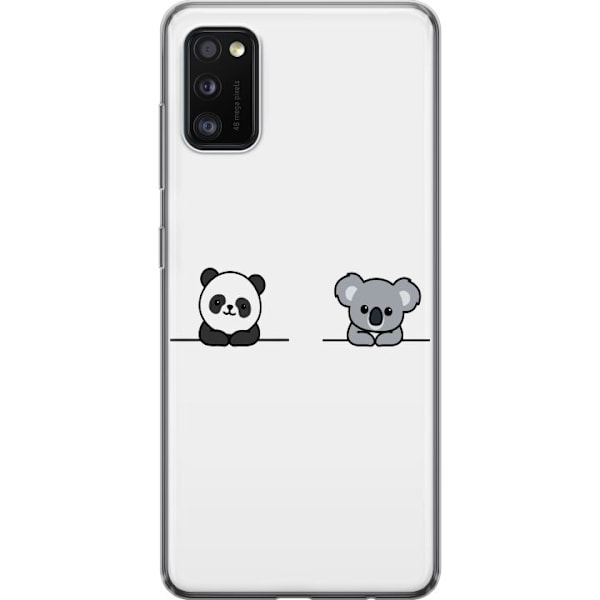 Samsung Galaxy A41 Gennemsigtig cover Panda Koala