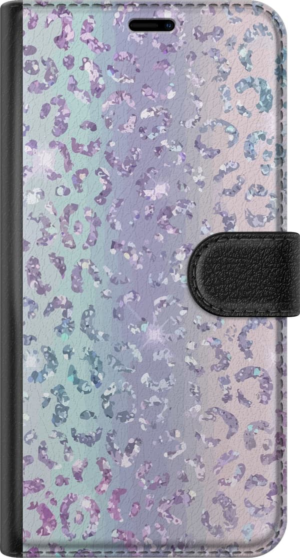 Kompatibel Tegnebogsetui til Apple iPhone 11 Glitter Leopard