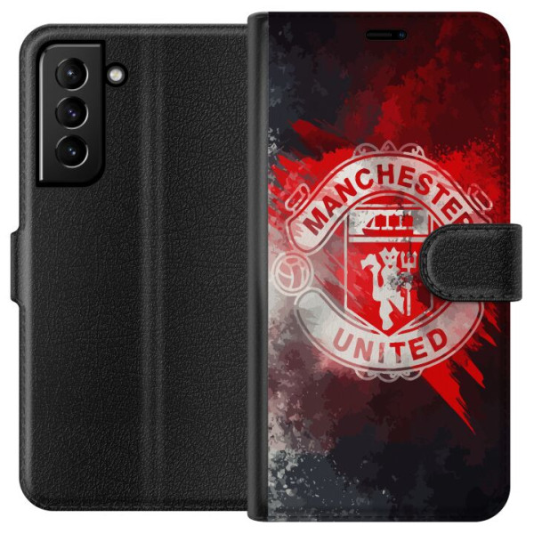 Samsung Galaxy S21+ 5G Lommeboketui Manchester United FC