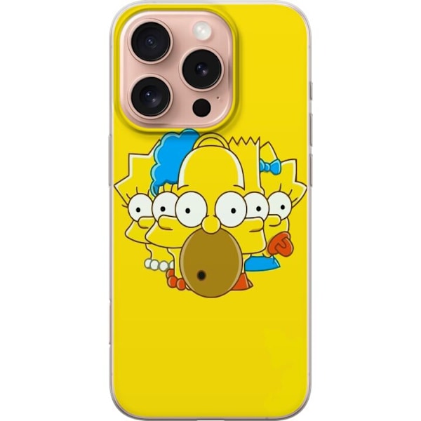 Apple iPhone 16 Pro Läpinäkyvä kuori Simpsons