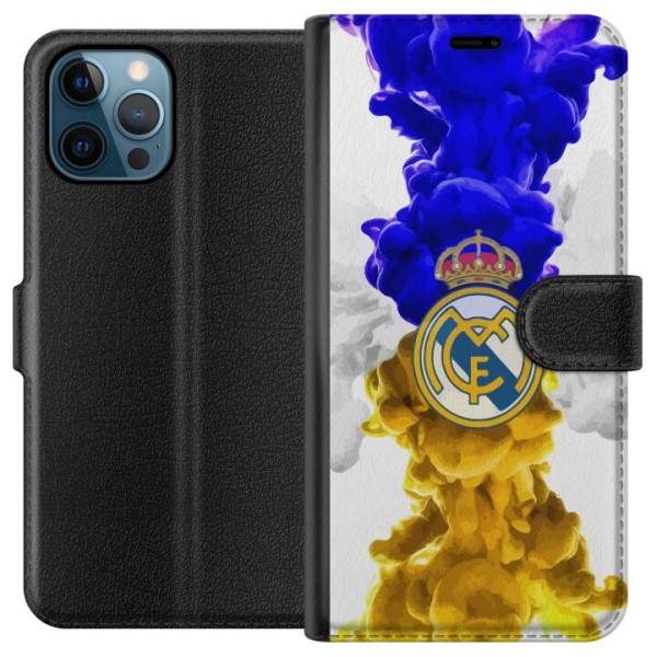 Apple iPhone 12 Pro Lompakkokotelo Real Madrid Värit