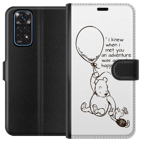 Kompatibelt Plånboksfodral till Xiaomi Redmi Note 11 Nalle Puh
