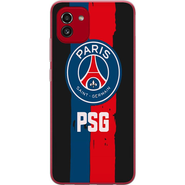 Samsung Galaxy A03 Läpinäkyvä kuori Paris Saint-Germain F.C