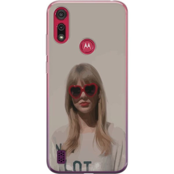 Motorola Moto E6s (2020) Läpinäkyvä kuori Taylor Swift