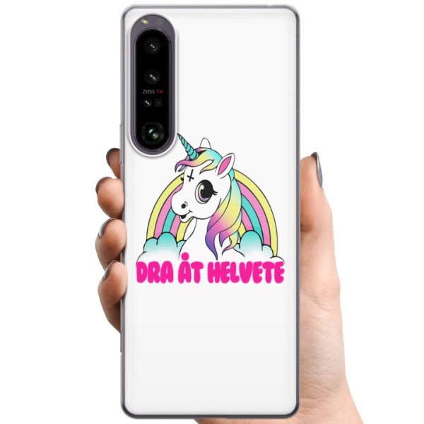 Sony Xperia 1 IV TPU Mobilcover Unicorn