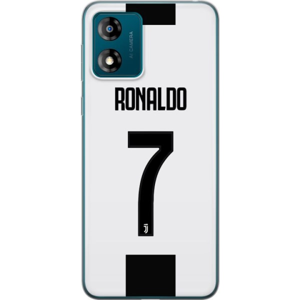 Motorola Moto E13 Gennemsigtig cover Ronaldo