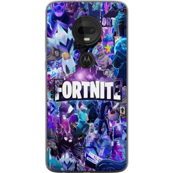 Motorola Moto G7 Gennemsigtig cover Fortnite