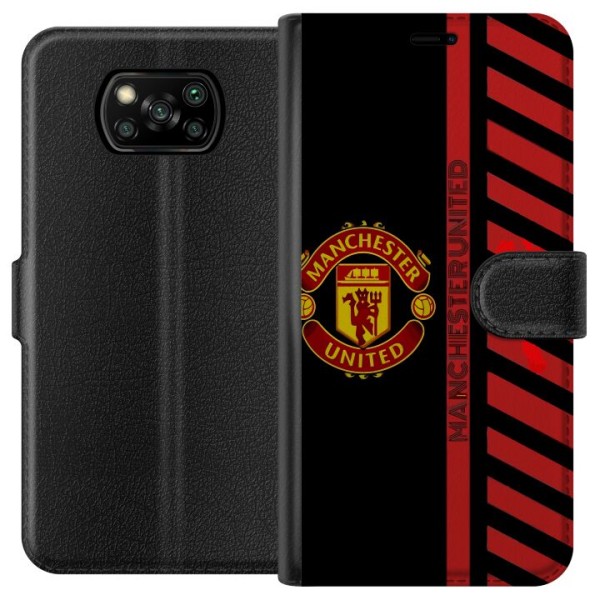Xiaomi Poco X3 NFC Lommeboketui Manchester United