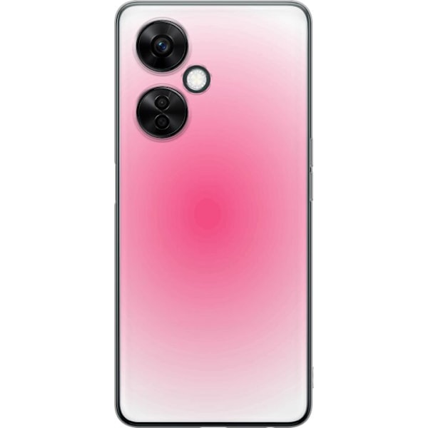 OnePlus Nord CE3 Gjennomsiktig deksel Rosa Sky