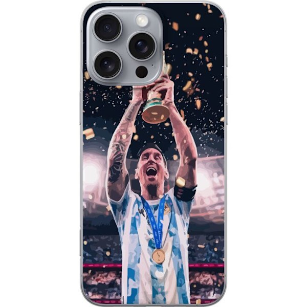 Apple iPhone 16 Pro Max Läpinäkyvä kuori Messi