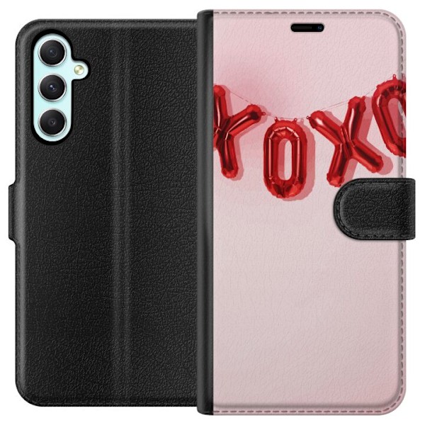 Samsung Galaxy A34 Lommeboketui Valentinsdagen XOXO