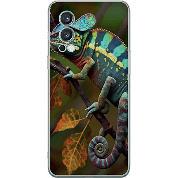 OnePlus Nord 2 5G Gennemsigtig cover Edderkop Grafisk Streetwear Design Dyremønster Moderne Bylivsstil Populært Motiv Kreativ Kunst Trend