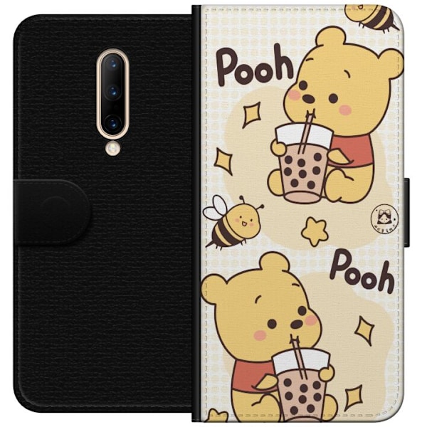 OnePlus 7 Pro Tegnebogsetui Nalle Pooh-stil - klassisk bjørnemotiv i en ny fortolkning