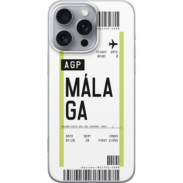 Apple iPhone 16 Pro Max Gennemsigtig cover Malaga