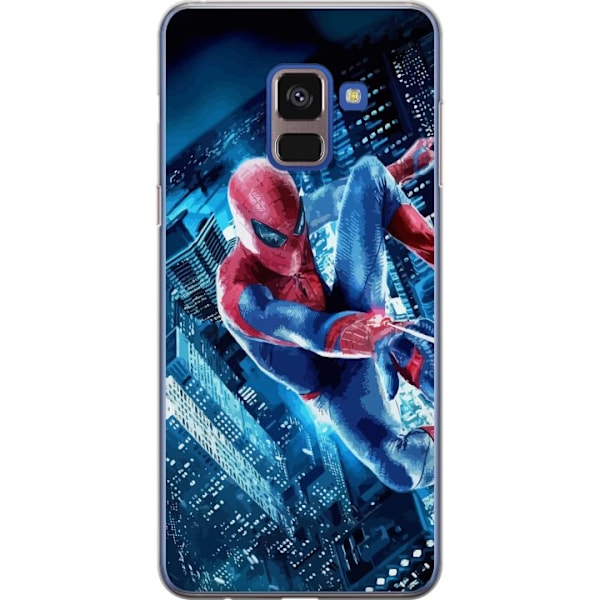 Samsung Galaxy A8 (2018) Läpinäkyvä kuori Spiderman