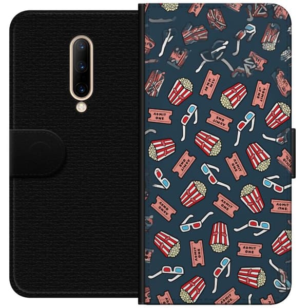 Kompatibel Tegnebogsetui til OnePlus 7 Pro Biokväll blå