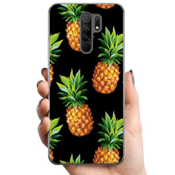 Xiaomi Redmi 9 TPU Mobilskal Ananas