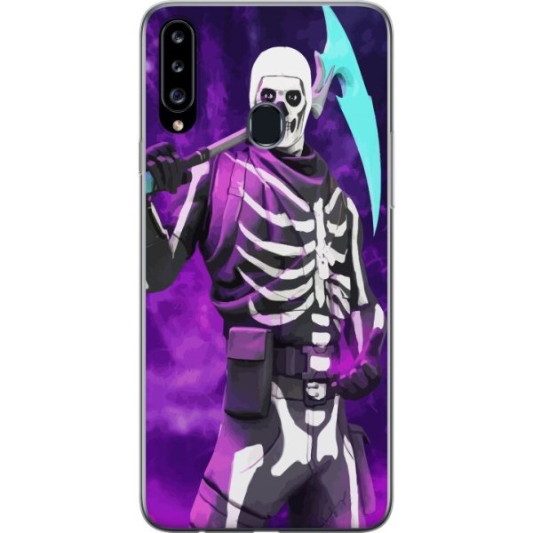 Samsung Galaxy A20s Gennemsigtig cover Fortnite