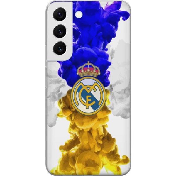 Samsung Galaxy S22 5G Gennemsigtig cover Real Madrid Farver