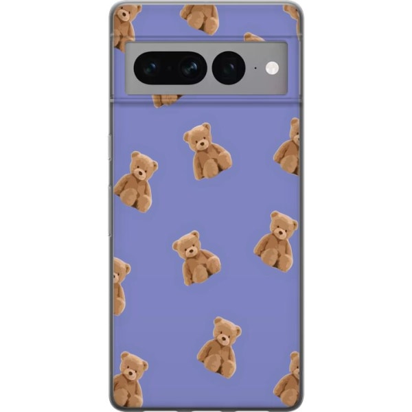 Google Pixel 7 Pro Gennemsigtig cover Flyvende bjørne