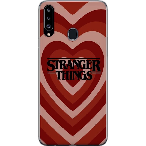 Samsung Galaxy A20s Genomskinligt Skal Stranger Things