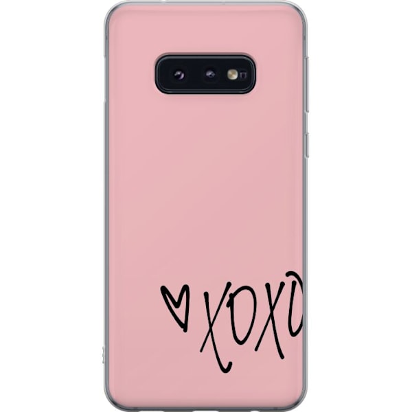 Samsung Galaxy S10e Gennemsigtig cover XOXOXO