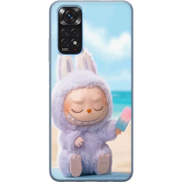 Xiaomi Redmi Note 11 Läpinäkyvä kuori Labubu Vaaleanpunainen Tunnelma