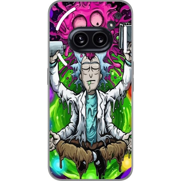 Nothing Phone (2a) Gjennomsiktig deksel Rick og Morty