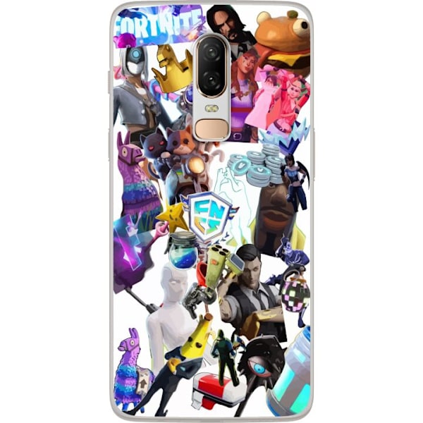 OnePlus 6 Gennemsigtig cover Fortnite