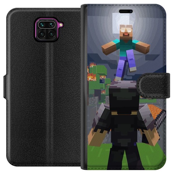 Xiaomi Redmi Note 9 Plånboksfodral Minecraft