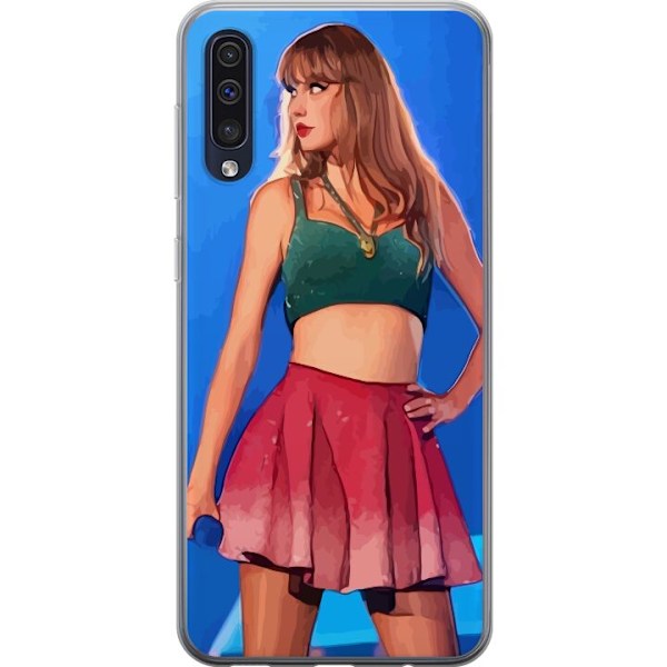 Samsung Galaxy A50 Genomskinligt Skal Taylor Swift