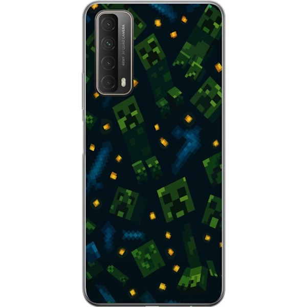 Huawei P smart 2021 Läpinäkyvä kuori Minecraft Dungeons Mob