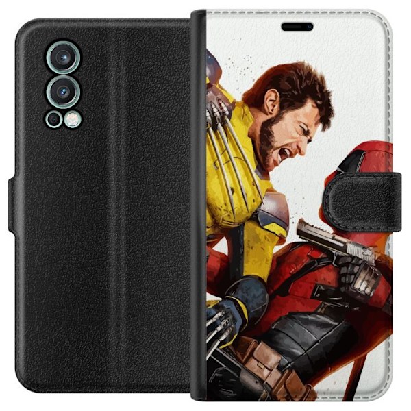 OnePlus Nord 2 5G Lompakkokotelo Deadpool & Wolverine