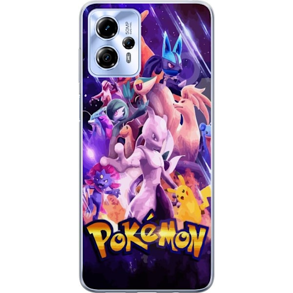 Motorola Moto G13 Gjennomsiktig deksel Pokemon