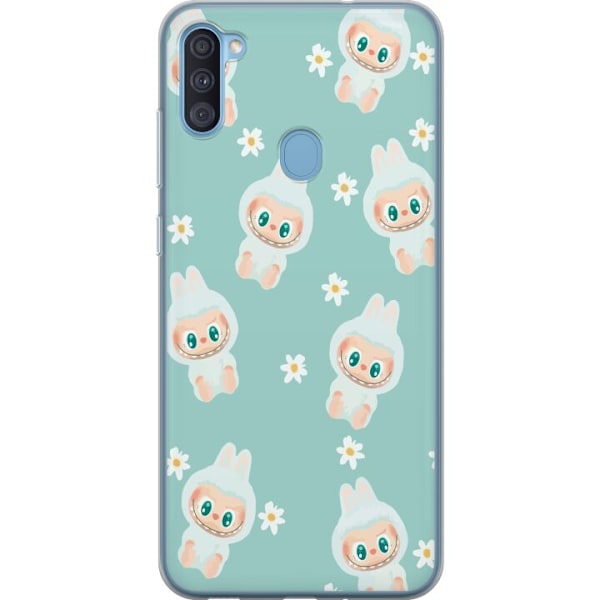 Samsung Galaxy A11 Läpinäkyvä kuori Labubu Candy Vibes