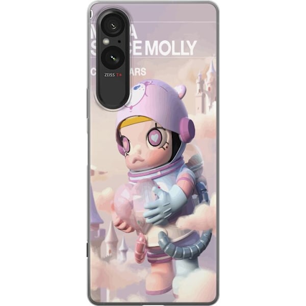 Sony Xperia 5 V Läpinäkyvä kuori Mega Space Molly Care Bears Series - Share Bear Edition