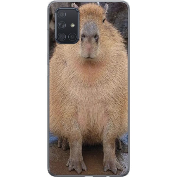 Samsung Galaxy A71 Genomskinligt Skal Capybara