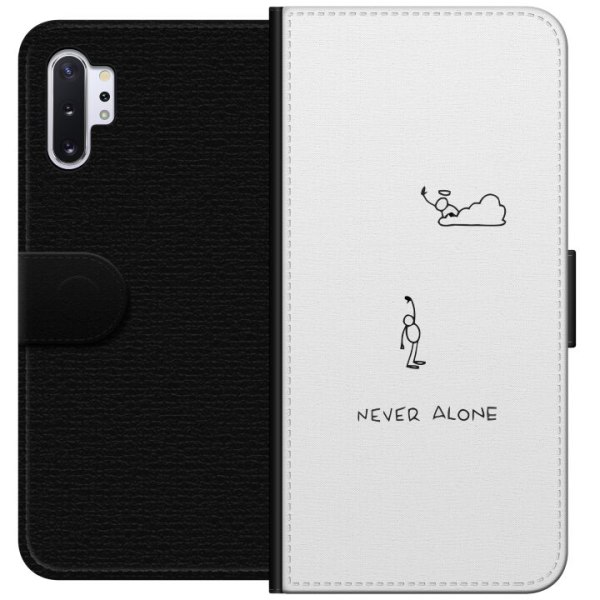 Samsung Galaxy Note10+ Plånboksfodral Aldrig Ensam