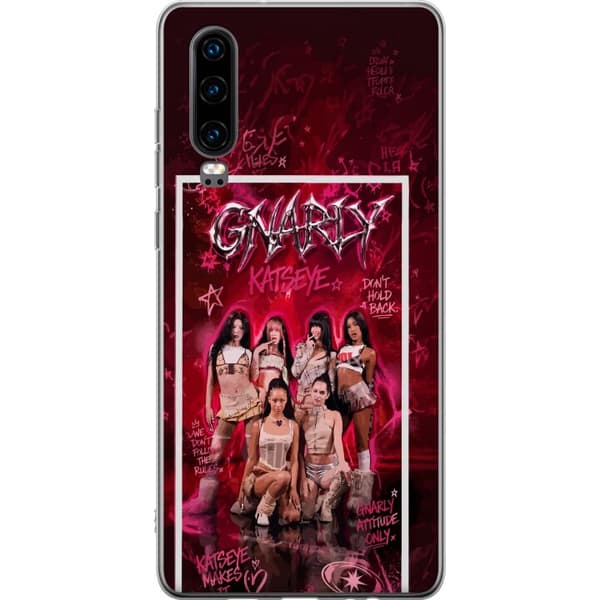 Kompatibelt Mobildeksel til Huawei P30 KATSEYE rosa