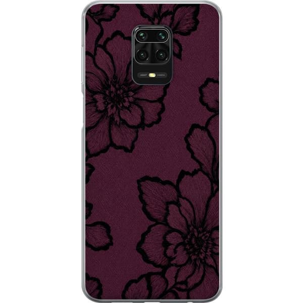 Kompatibelt Mobilskal till Xiaomi Redmi Note 9S Blackberry Bloom lila