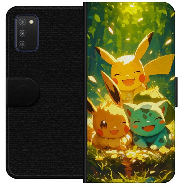 Samsung Galaxy A03s Tegnebogsetui Pixelmonster spillestil - fa