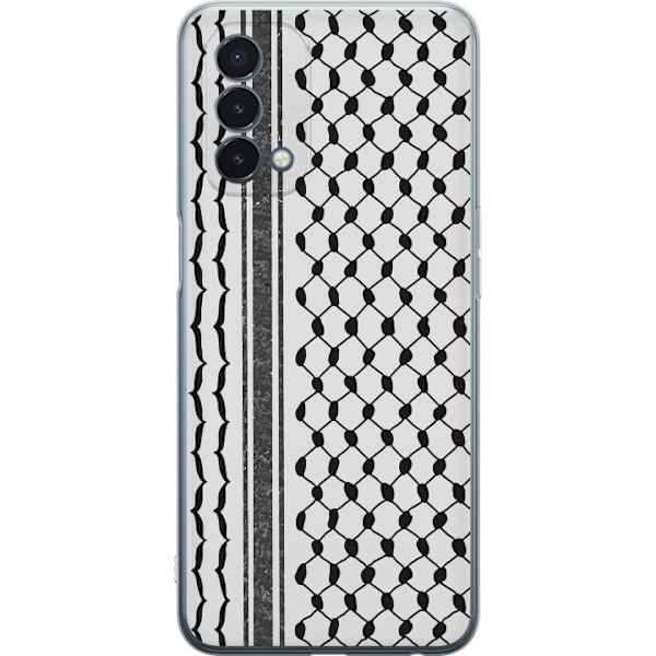 OnePlus Nord N200 5G Genomskinligt Skal Palestinskt mönster