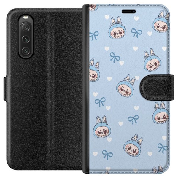 Sony Xperia 10 V Tegnebogsetui Labubu Ildånd
