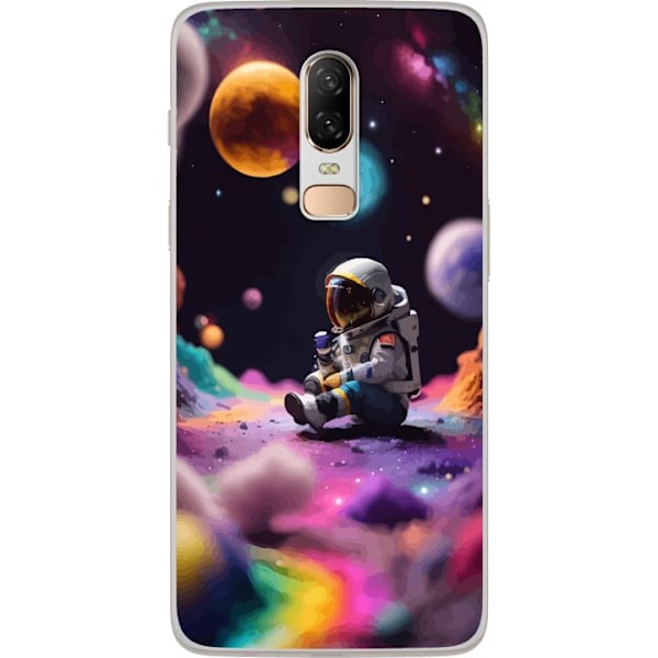 OnePlus 6 Gjennomsiktig deksel Astronaut