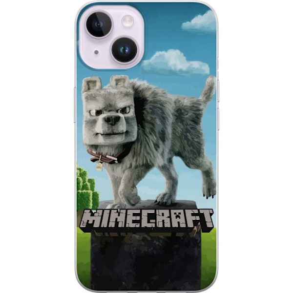 Apple iPhone 15 Genomskinligt Skal A Minecraft Movie
