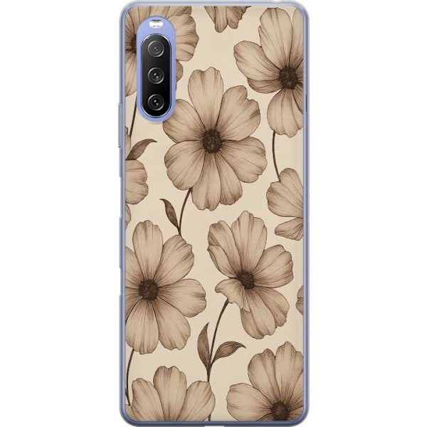 Sony Xperia 10 III Lite Läpinäkyvä kuori Pastel Rush